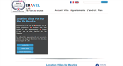 Desktop Screenshot of keravelvillas-ilemaurice.com